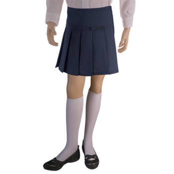 24 Pieces Girl's School Uniform Scooter Skirt in Navy Blue
