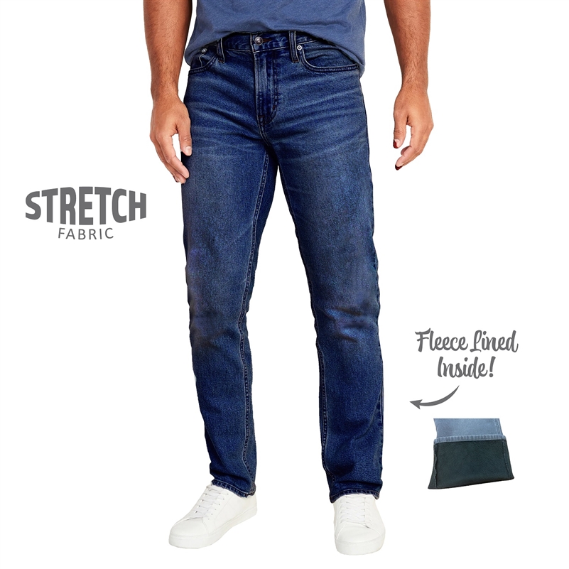 Fashion lined jeans for men