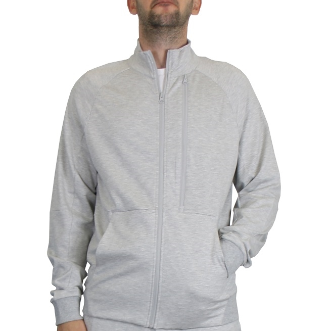 Mens grey outlet track jacket