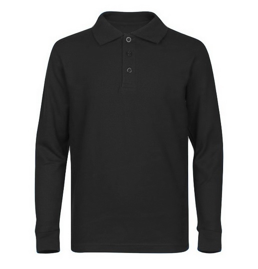 Black polo 2025 uniform shirts