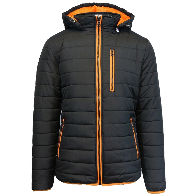 Orange and hot sale black bubble coat