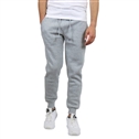 Wholesale Men's Fleece Jogger Sweatpants - Grey by size