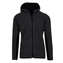 Men's Full Zip Polar Fleece Hoodie in Black - 24 Pack