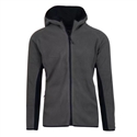 Men's Full Zip Polar Fleece Hoodie in Charcoal - 24 Pack