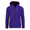 Men's Full Zip Polar Fleece Hoodie in Purple - 24 Pack