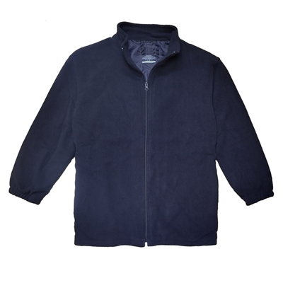 wholesale adult polar fleece jacket navy