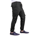 Wholesale Men's Super Stretch Cargo Jogger Pants Black