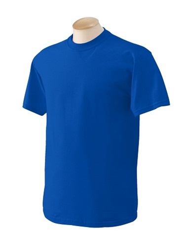 t shirt royal blue