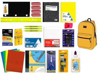 wholesale Highschool school supplies kit