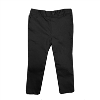 Wholesale Toddler School Uniform Stretch Pants in Black By Size