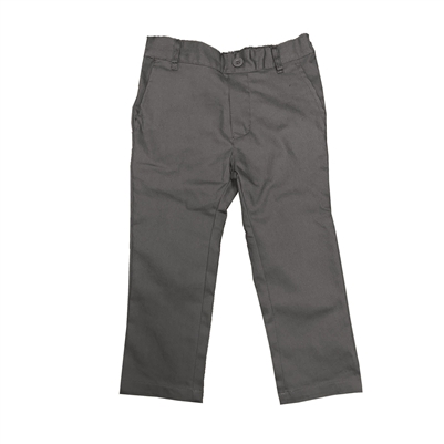 wholesale toddler Stretch Slim school pants in Grey