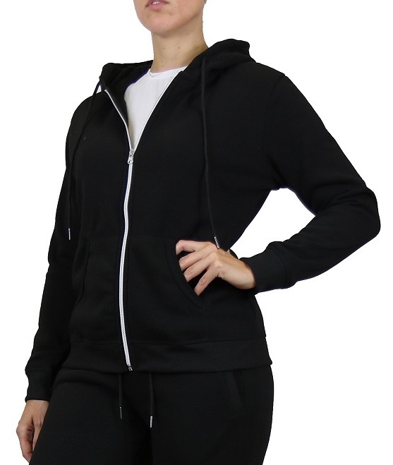 Zip hoodie fleece lined hot sale