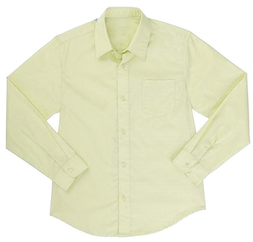 Boys yellow cheap dress shirt