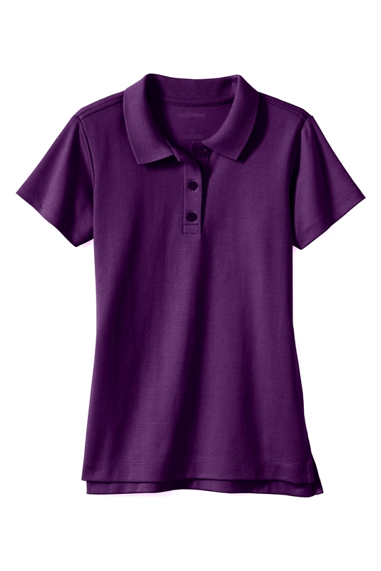 Girls purple polo shirt best sale