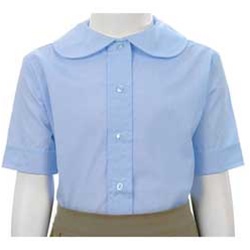 Peter pan collar school uniform blouses