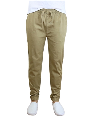 Khaki hot sale uniform joggers