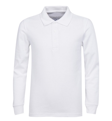 white polo shirt full sleeve