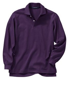 girls long sleeve polo